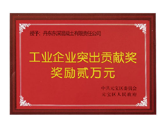 企业突出贡献奖